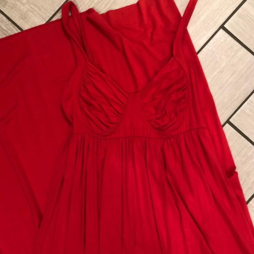 Rachel Pally balconette dress poppy red 🌸